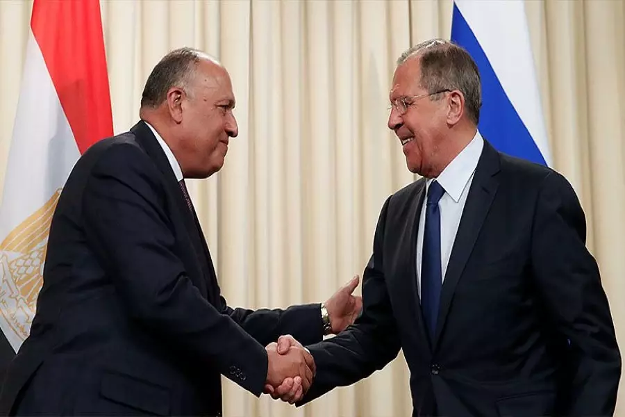 لافروف وشكري يبحثان تنسيق الجهود لإيجاد حلول سياسية في ليبيا وسوريا