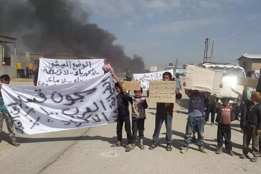 مظاهرات شعبية غاضبة من ممارسات "قسد" بريف ديرالزور