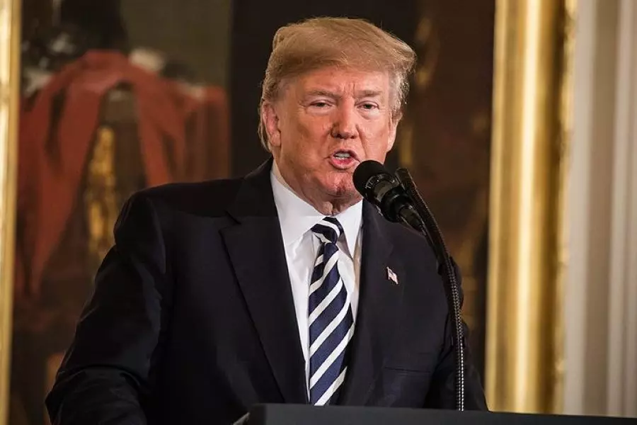 ترامب: تمكنا مع حلفائها من القضاء على نسبة كبيرة من تنظيم الدولة في العراق وسوريا