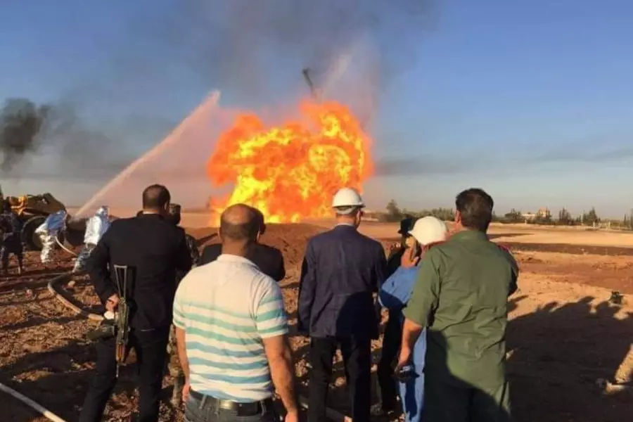 لا كهرباء في كل سوريا.. تفجير خط غاز قرب دمشق والنظام يتحدث عن "اعتداء إرهابي"