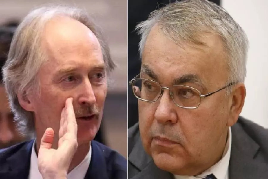 "فرشينين" يبحث مع "بيدرسون" التحضيرات لانعقاد اللجنة الدستورية السورية القادمة