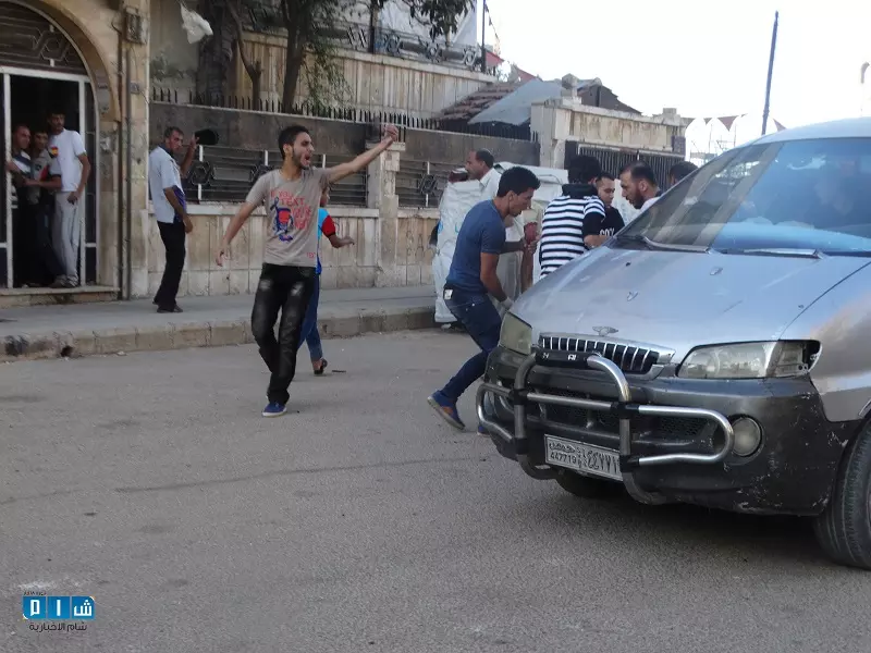 مجزرة مروعة بحي الوعر بعد قصف شبيحة الأسد حديقة ألعاب للأطفال