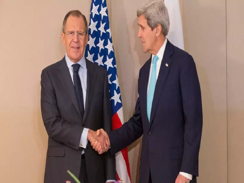 لافروف بعد لقاء كيري : بيان جنيف يبقى أساسا متينا لحل الأمور في سوريا