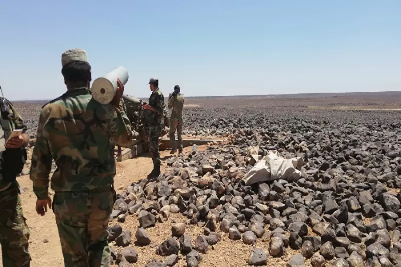 مقتل 7 عناصر للنظام باشتباكات مع تنظيم الدولة شرقي السويداء