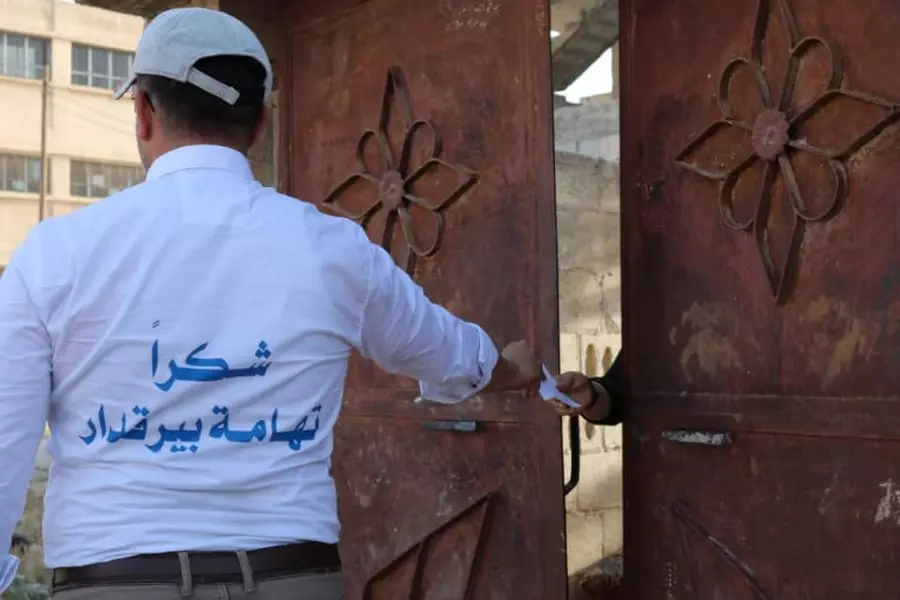 "تهامة بيرقدار" تشكر نفسها بعد حملة تبرعات حملت اسمها بمناطق النظام!!