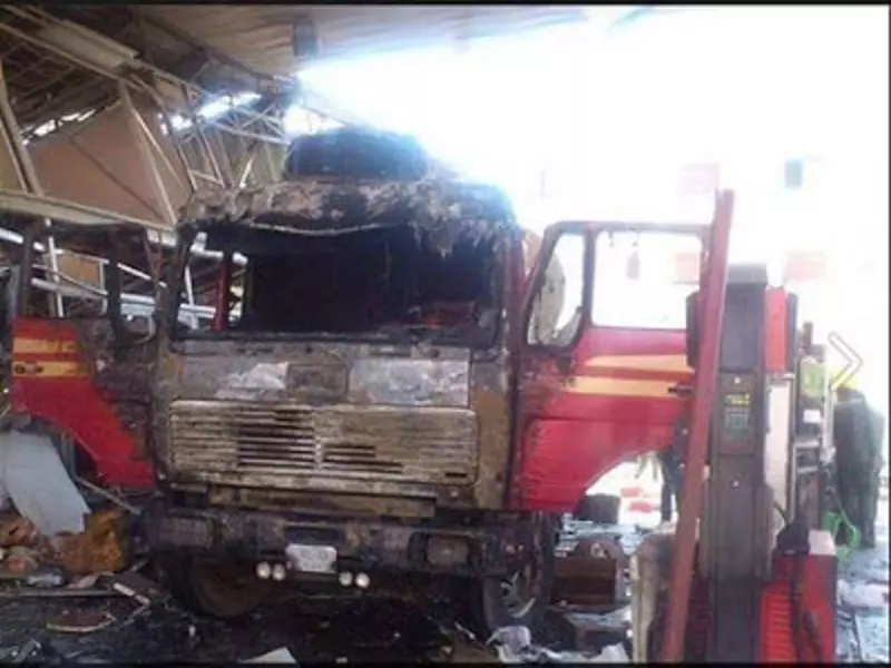 سقوط ضحايا نتيجة انفجار صهريج محروقات بمدينة حمص