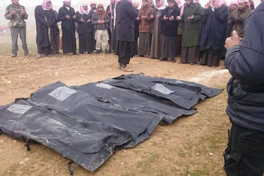 ما لايقل عن 21 مجزرة في كانون الثاني 2017، بينهم 11 مجزرة على يد العدوين الأسدي والروسي