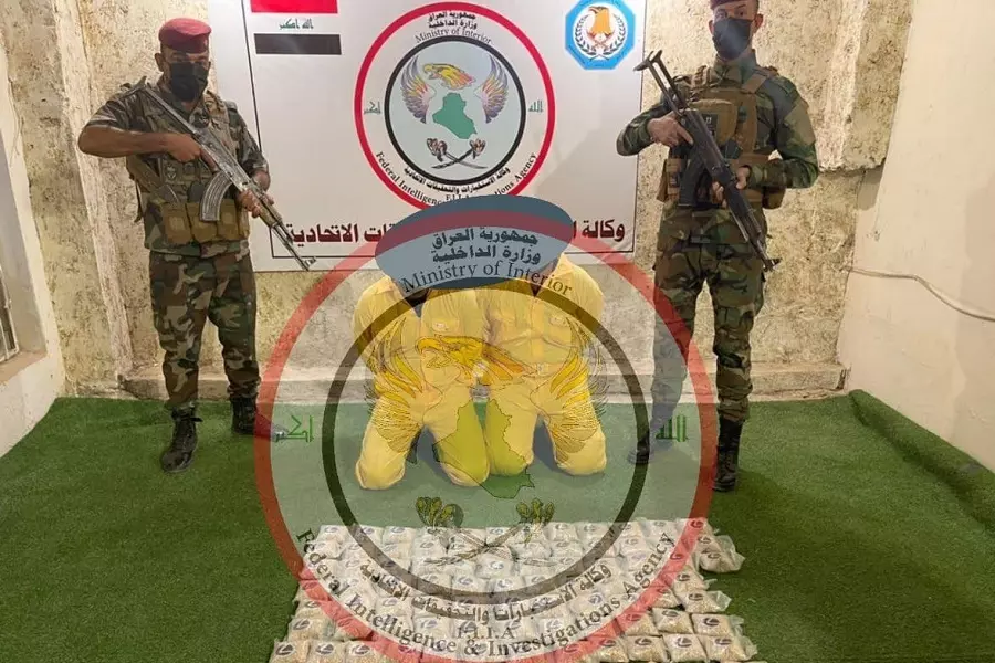 العراق يعلن ضبط شحنة مخدرات قادمة من سوريا ويعتقل اثنين من أكبر التجار