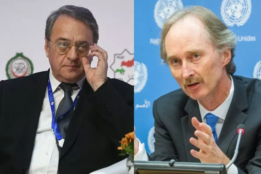 بوغدانوف يبحث مع بيدرسن هاتفيا التحضيرات للجولة القادمة من "اللجنة الدستورية"