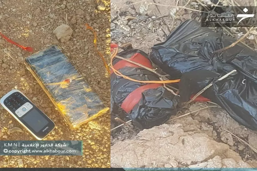 الجيش الوطني السوري يفكك عبوة ناسفة معدة للتفجير شمال الرقة