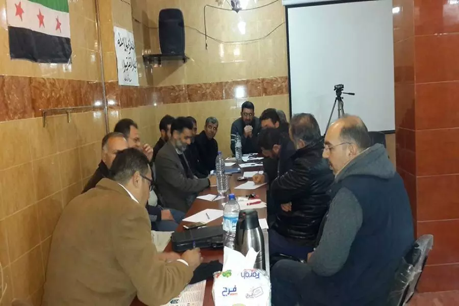 الهيئة السياسية في محافظة إدلب : تدعو الى التوافق على فريق سياسي مفاوض يتمسك بالثوابت
