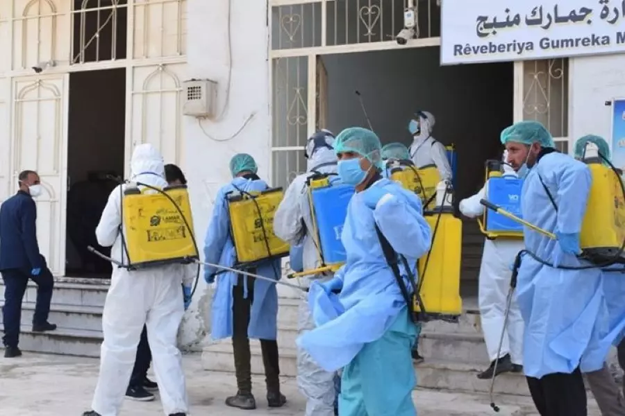 "قسد" تتهم النظام بإرسال متوفي بكورونا إلى مناطق سيطرتها بحلب وتحمله مسؤولية تفشي الوباء