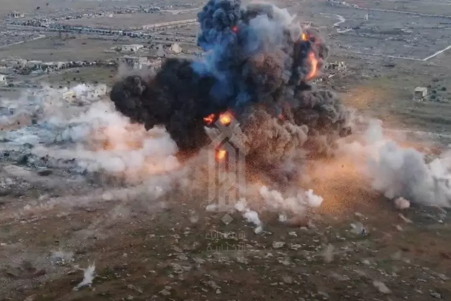 مفخخة تفتك بعناصر النظام جنوبي خان السبل واشتباكات داخل معرة النعمان لاتزال مستمرة