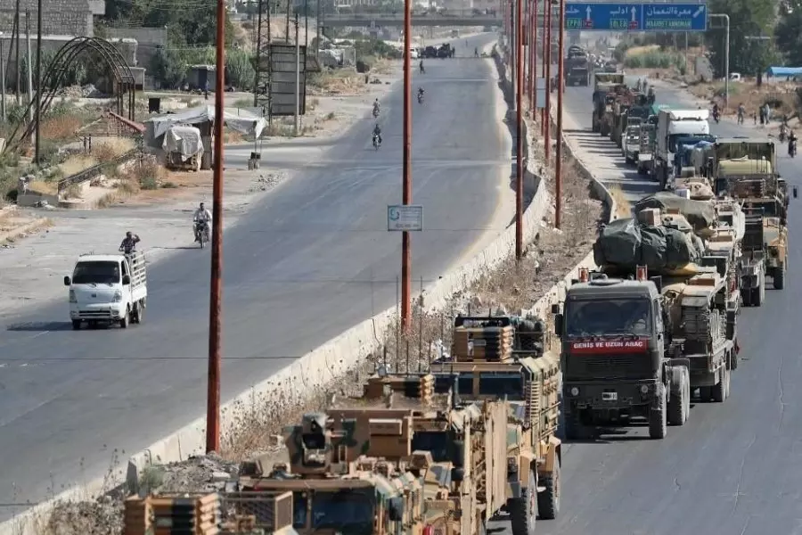 مع تقدم النظام لمشارفها .... القوات التركية تطوق سراقب بأربع نقاط ودخول الأرتال مستمر