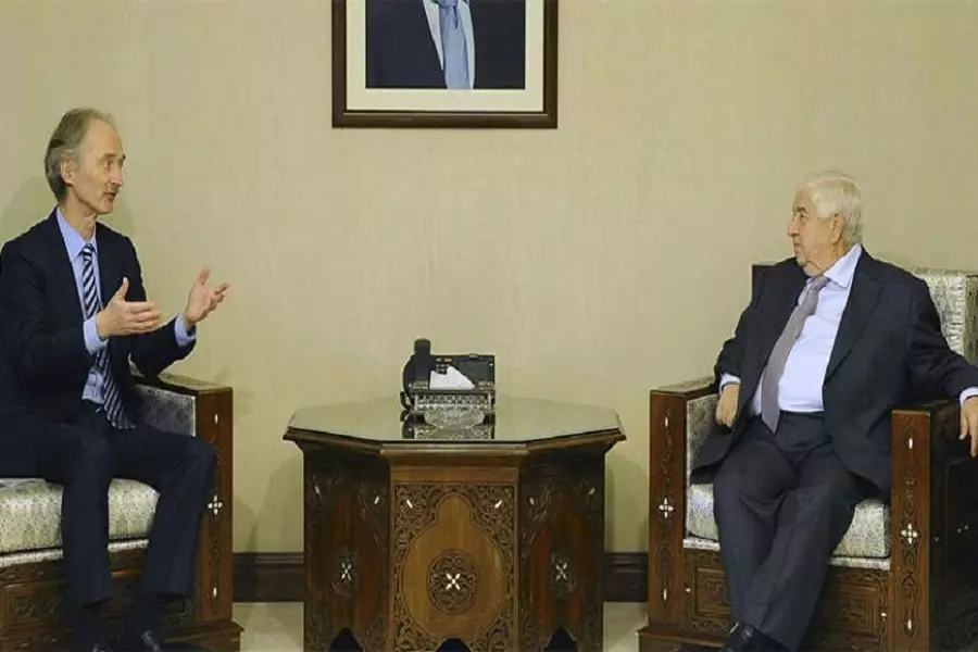 المعلم وبيدرسون يزوران طهران لبحث ملفات الحل السوري في إيران