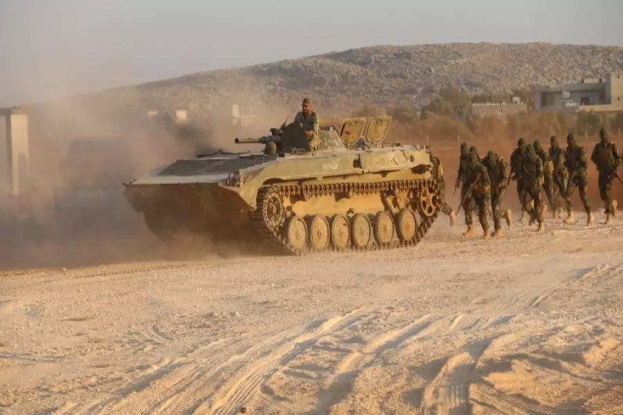 الجبهة الوطنية للتحرير تبدأ بسحب السلاح الثقيل من المنطقة منزوعة السلاح بضمان تركي