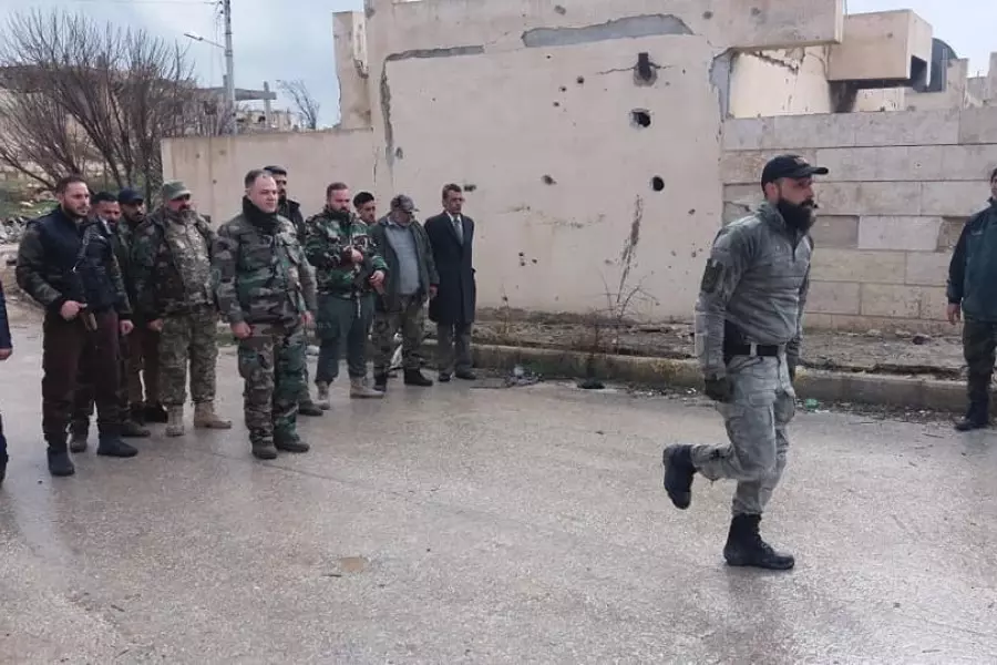 ميليشيا "لواء القدس" الفلسطيني تنظم دورات عسكرية في مخيم حندرات بحلب