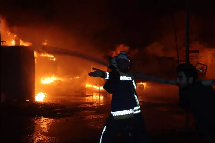 وفاة شخصين إثر إندلاع حريق في محطة محروقات بريف إدلب
