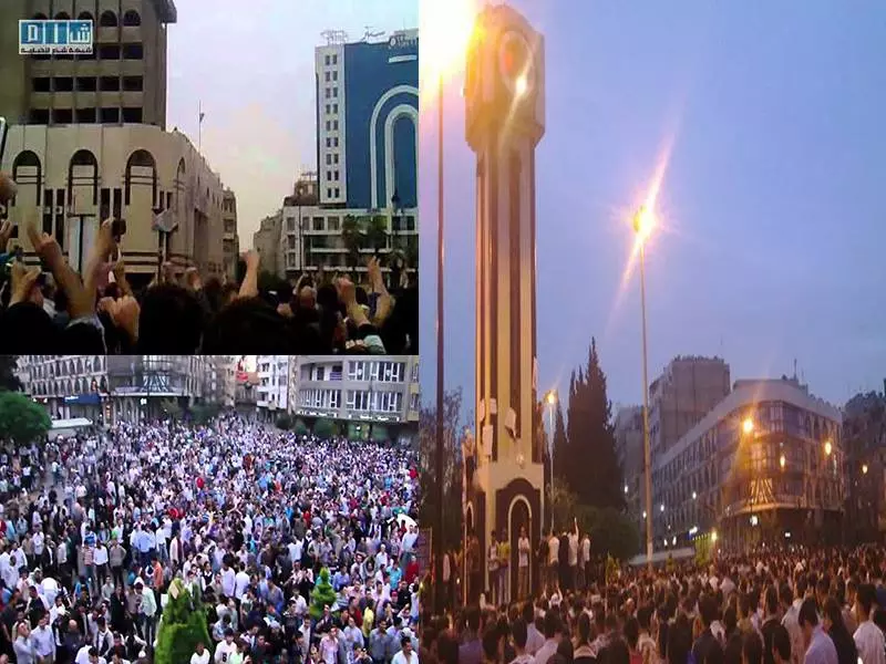 مجزرة إعتصام الساعة...الساعة التي أرعبت نظام الأسد