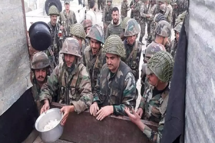 بأقل من ربع دولار ... زيادة مذلة لمخصصات إطعام عناصر جيش النظام