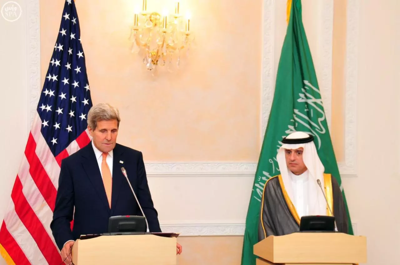 كيري:لاوقت معلن لبدء المفاوضات بشأن سوريا .. الجبير : لا تقارب مع ايران للحل في سوريا