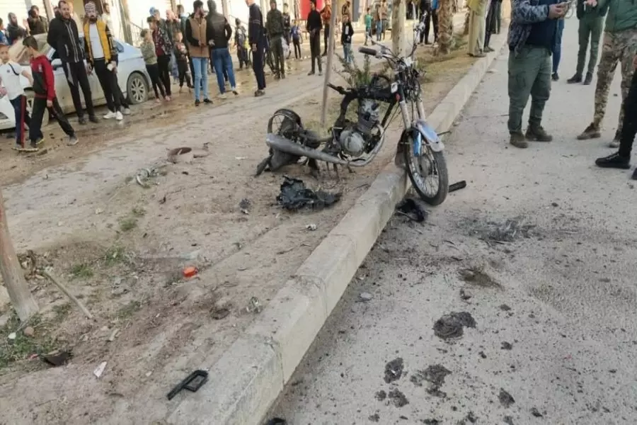 إصابة مدني وعنصرين من "ب ي د" بانفجار مفخخة بمدينة الحسكة