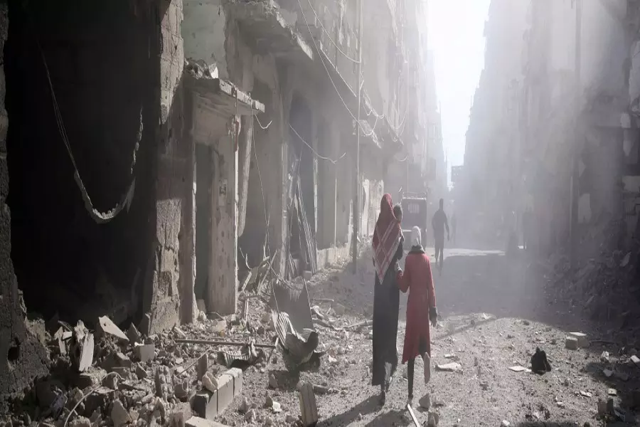 الساكورا اليابانية في غوطة دمشق