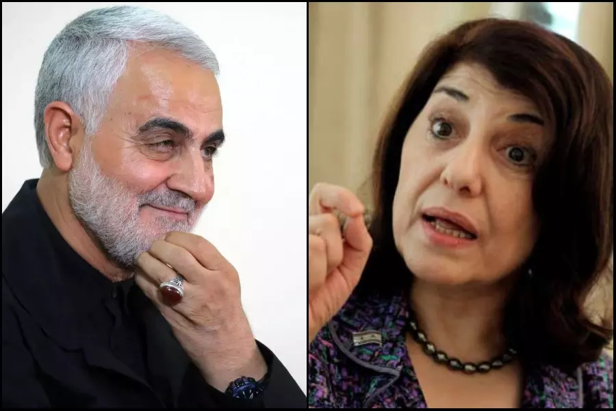 وصفته بـ"منارة الأجيال ومناضل الحرية" ... "بثينة شعبان" تشيد بدور الإرهابي "سليماني" في سوريا