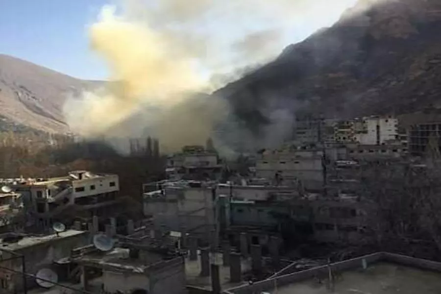 غارات عنيفة و محاولات اقتحم مستمرة على قرى وبلدات “وادي بردى” وسط صمت جماعي ينذر بكارثة