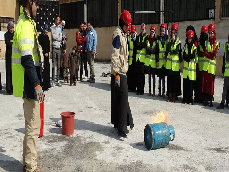 الدفاع المدني يطلق حملة لتوعية الأطفال في ظل الحروب بحماة