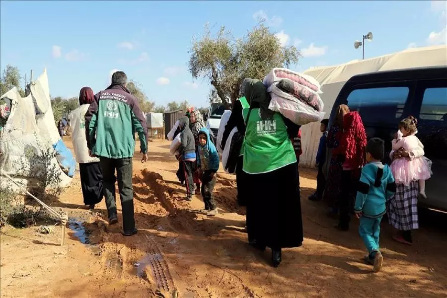 الإغاثة التركية "İHH" قدمت مساعدات إنسانية لـ 700 ألف مدني بسوريا خلال عام 2019