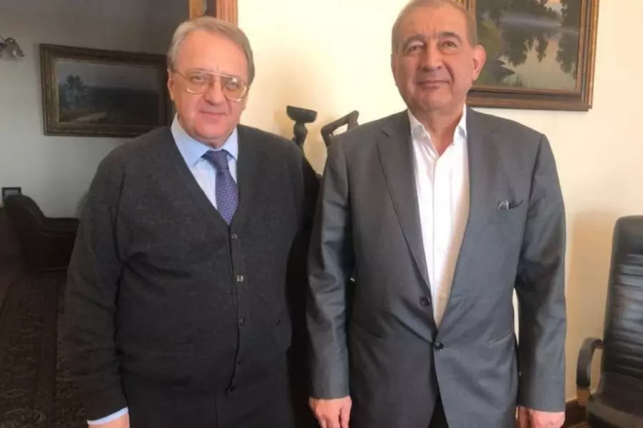 رئيس منصة موسكو يبحث في موسكو تطورات الأوضاع في درعا جنوبي سوريا