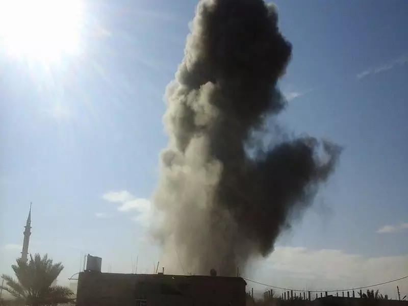 تناوب مدروس بين طيران التحالف و الأسد على دير الزور