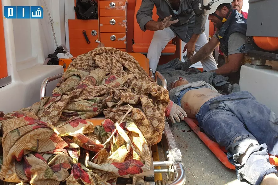 ثمانية شهداء أطفال بمجزرة ارتكبها طيران الأسد الحربي في الدير الشرقي بريف إدلب