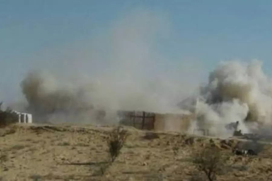 قتلى وجرحى من ميليشيات النظام إثر انفجار لغم أرضي بريف الرقة