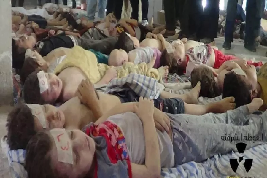 مجزرة الكيماوي في سوريا وأختها مجزرة رابعة