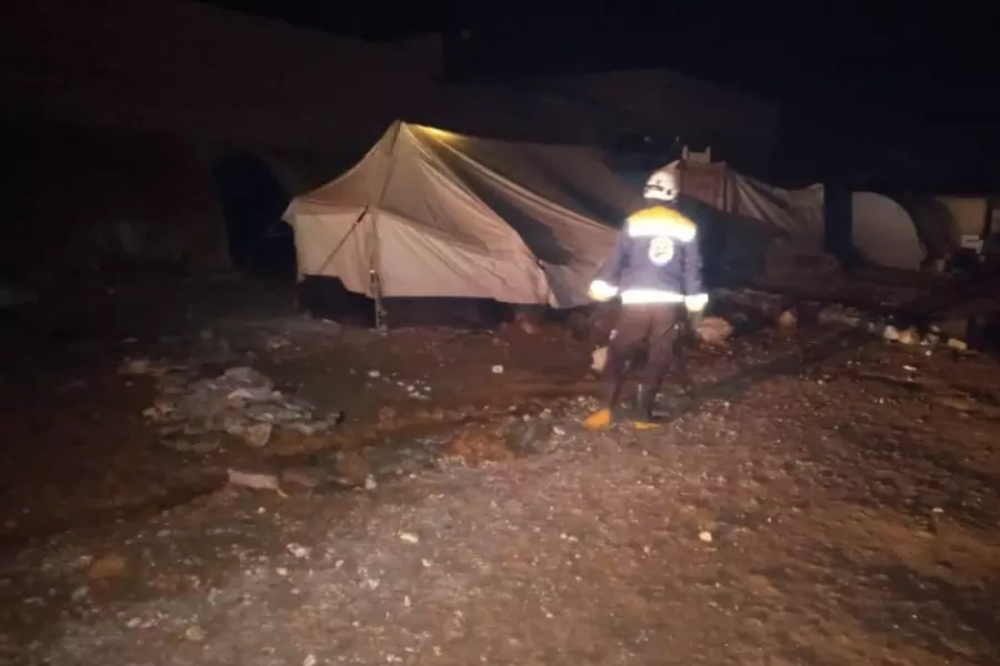 عاصفة مطرية تضرب شمال سوريا وتزيد أوضاع قاطني الخيام مأساوية