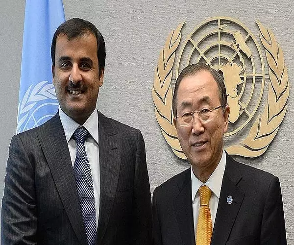 أمير قطر ... سنبقى تقف مع الشعب السوري وندعمه