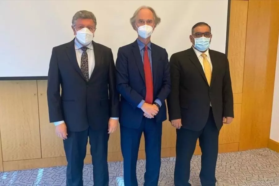 بيدرسون يلتقي رئيسي الائتلاف وهيئة التفاوض لبحث الملف السوري في اسطنبول