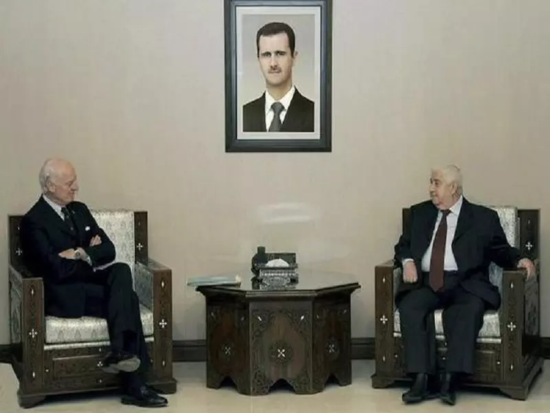 دي مستورا يقدم أوراقه..والمعلم يطالب بتنفيذ مبادرة بوتين والبدء بحلف مضاد لـ"الإرهاب"