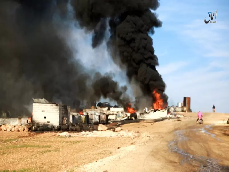 طائرات التحالف تدمر المخبز الوحيد في منطقة سد الفاروق بريف حلب