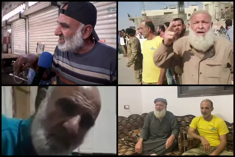 اعتذارات مثيرة للجدل .. "الجو.لاني" يستقوي على مسنين انتقدوا ممارساته في إدلب