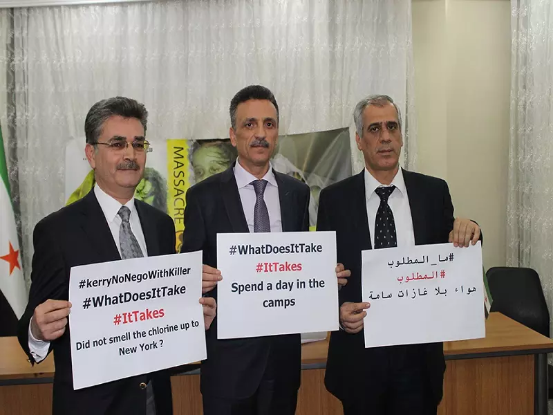 الحكومة السورية المؤقتة تطالب المجتمع الدولي بمعاقبة الأسد على جريمة سرمين
