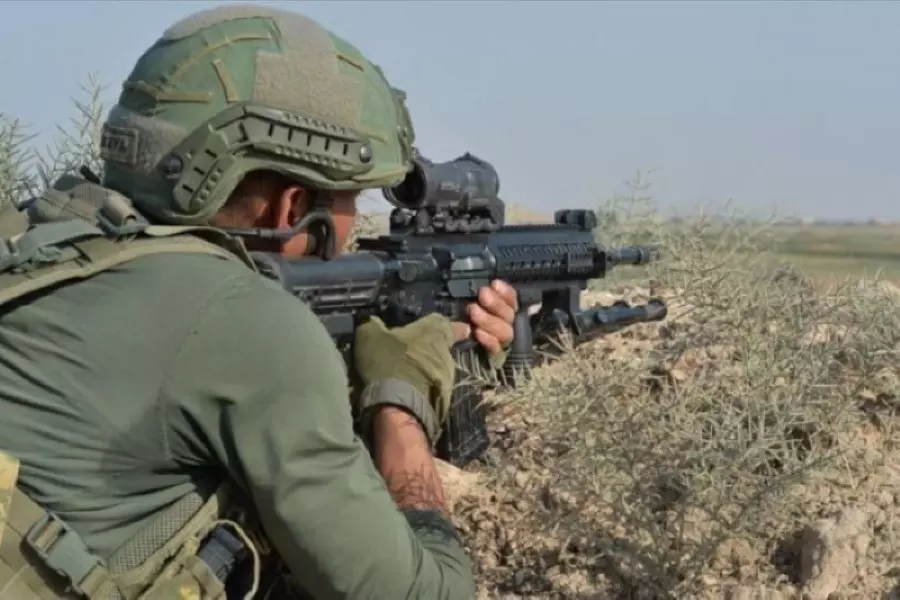 القوات التركية تحيّد اثنين من إرهابيي "بي كا كا" في "درع الفرات"