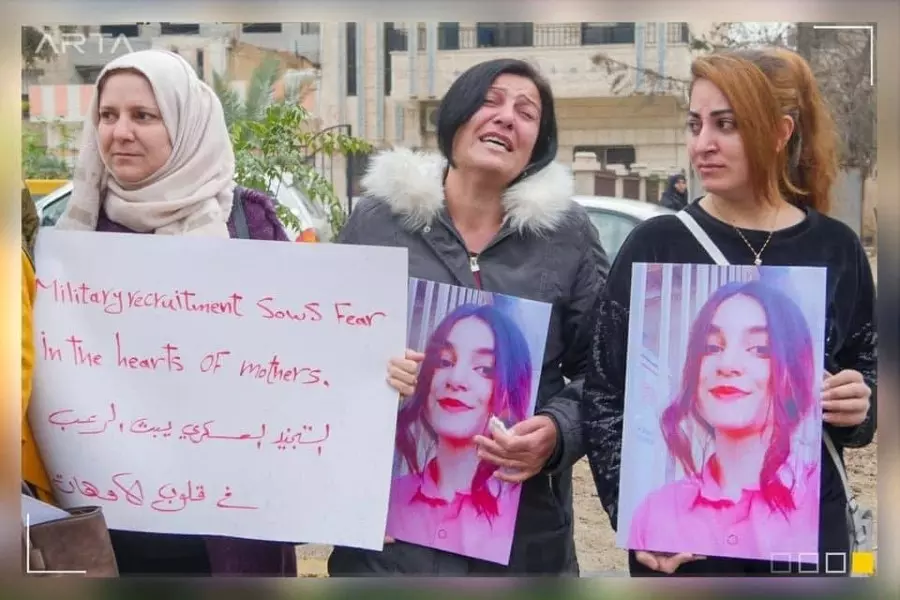 القامشلي .. وقفة احتجاجية للمطالبة بالإفراج عن قاصرين اختطفتهم "ي ب ك"