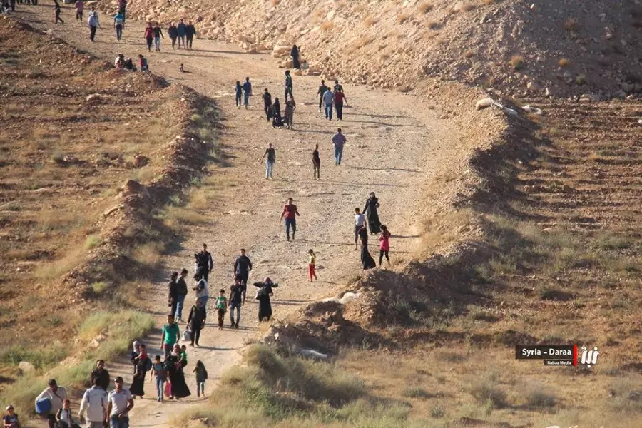 صوت المدافع و المهجرين السوريين يؤرق الاردن