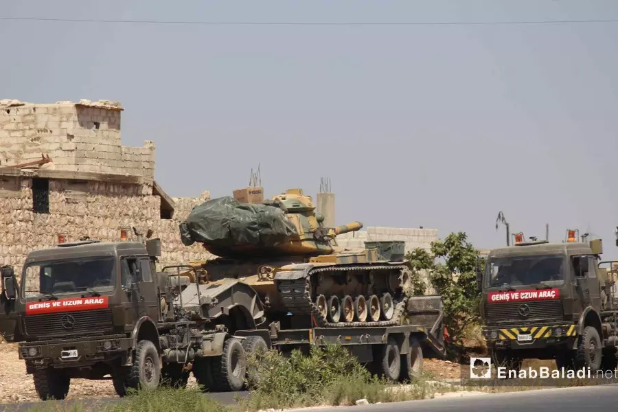 تضم مدافع وأليات ثقيلة ... تعزيزات عسكرية تركية إضافية تدخل إدلب