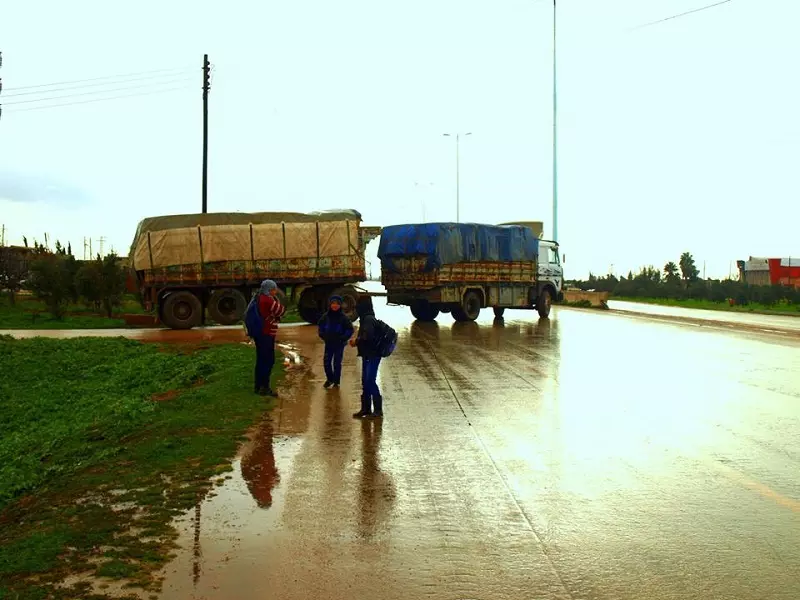 إدخال الدفعة الثالثة من المساعدات الإنسانية إلى مدينة تلبيسة