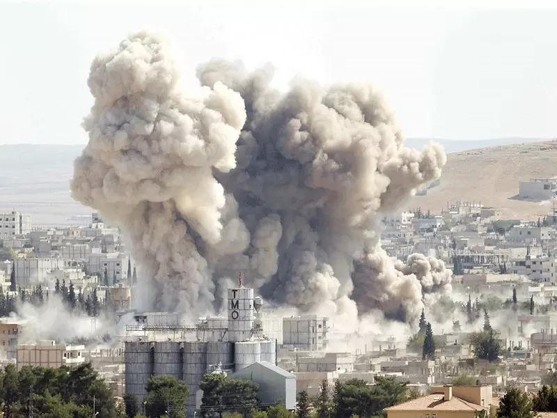 11 غارة للتحالف على تنظيم الدولة