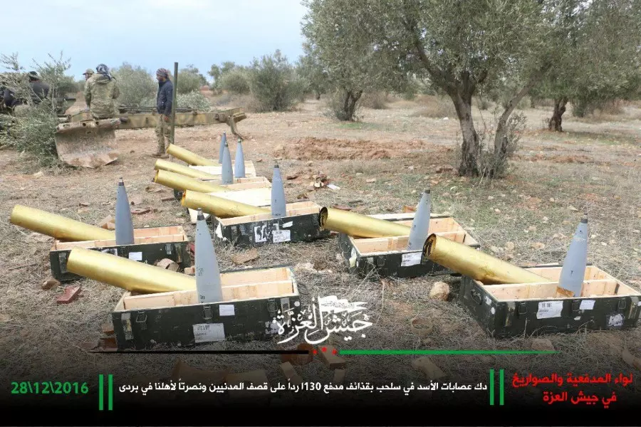 نصرة لأهالي وثوار وادي بردى .... مواقع شبيحة الأسد غرب حماة تحت مرمى الثوار